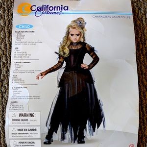 Childs Wednesday Addams/Bellatrix Lestrange Halloween costume